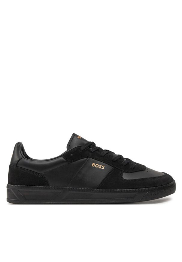 BOSS - Boss Sneakersy Brandon Tenn sdvlt 50522850 Czarny. Kolor: czarny. Materiał: skóra