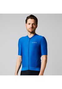 ACELERA - Męska koszulka kolarska Essential z krótkim rękawem. Kolor: niebieski. Materiał: materiał. Długość rękawa: krótki rękaw. Długość: krótkie. Sport: kolarstwo #1