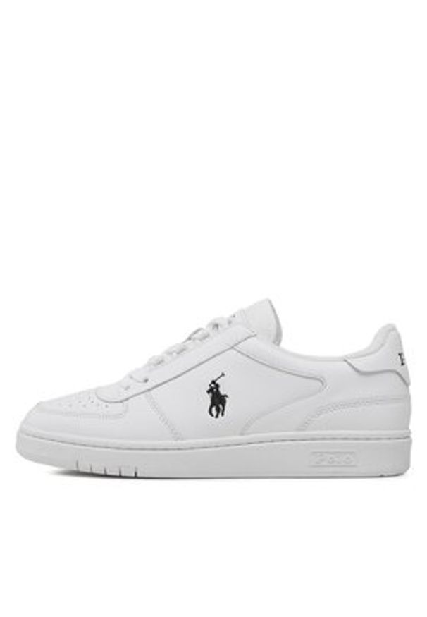Polo Ralph Lauren Sneakersy Polo Crt Pp 809885817002 Biały. Kolor: biały. Materiał: skóra