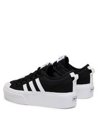 Adidas - adidas Buty Nizza Platform W FV5321 Czarny. Kolor: czarny. Materiał: materiał. Obcas: na platformie #4