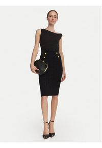 Marciano Guess Spódnica ołówkowa G6YD07 Z1013 Czarny Slim Fit. Kolor: czarny. Materiał: wiskoza #2
