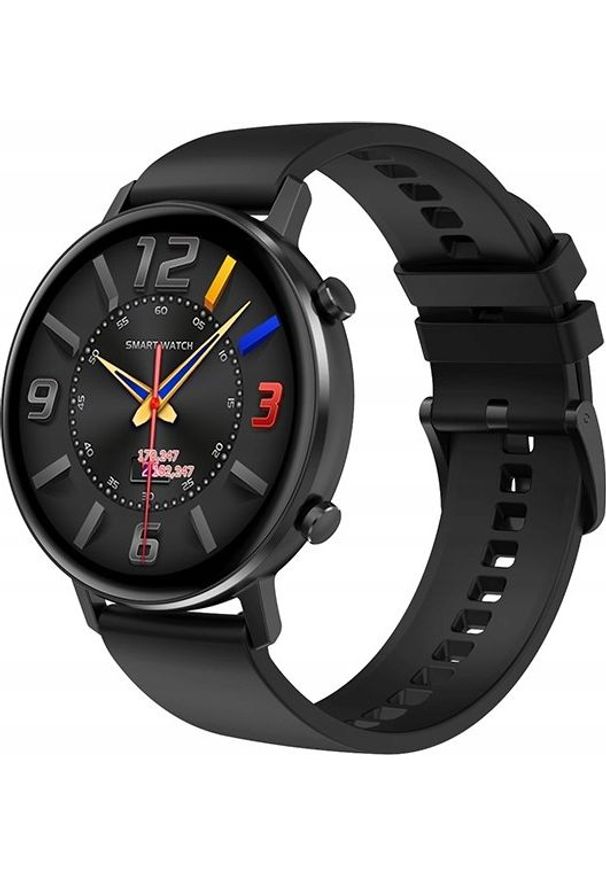 Czarny zegarek smartwatch