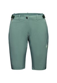 Spodenki trekkingowe damskie Mammut Runbold Roll Cuff. Kolor: zielony
