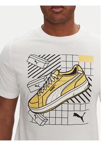 Puma T-Shirt Sneaker 684830 Biały Regular Fit. Kolor: biały. Materiał: bawełna #3