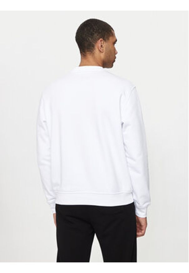 Karl Lagerfeld - KARL LAGERFELD Bluza 705400 543910 Biały Relaxed Fit. Typ kołnierza: dekolt w karo. Kolor: biały. Materiał: bawełna