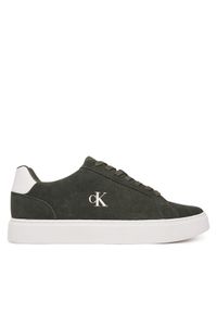 Calvin Klein Sneakersy Classic Cupsole Laceup Su YM0YM01434 Beżowy. Kolor: beżowy. Materiał: zamsz, skóra #1