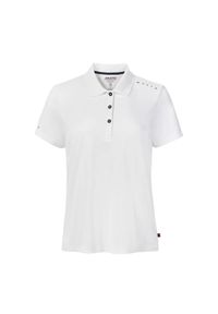 Damska koszulka polo Musto Evolution Sunblock. Typ kołnierza: polo. Kolor: biały #1