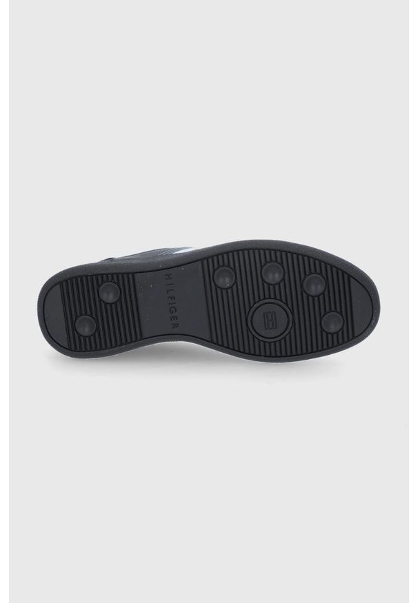 TOMMY HILFIGER - Tommy Hilfiger - Buty. Nosek buta: okrągły. Zapięcie: sznurówki. Kolor: czarny. Materiał: poliester