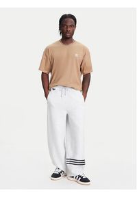 Adidas - adidas T-Shirt Trefoil Essentials JV5944 Beżowy Oversize. Kolor: beżowy. Materiał: bawełna