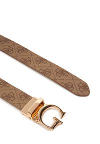 Guess Pasek Damski BW9266 P5330 Beżowy. Kolor: beżowy. Materiał: skóra #3