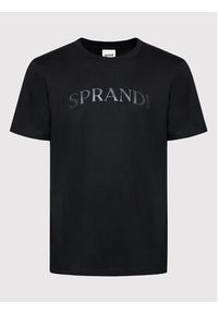 Sprandi T-Shirt SP22-TSM541 Czarny Regular Fit. Kolor: czarny. Materiał: bawełna #3