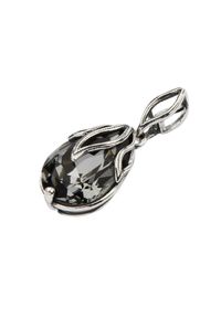 Polcarat Design - Wisiorek srebrny z kryształami Swarovskiego W 1643. Materiał: srebrne. Kolor: srebrny. Wzór: aplikacja. Kamień szlachetny: kryształ