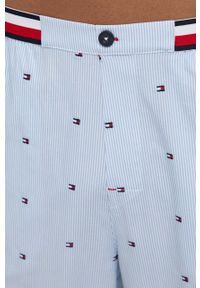 TOMMY HILFIGER - Tommy Hilfiger spodnie piżamowe bawełniane wzorzysta. Kolor: niebieski. Materiał: bawełna
