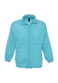 SOL'S - Wiatrówka Unisex Surf Dla Dorosłych. Kolor: wielokolorowy, fioletowy, niebieski, szary