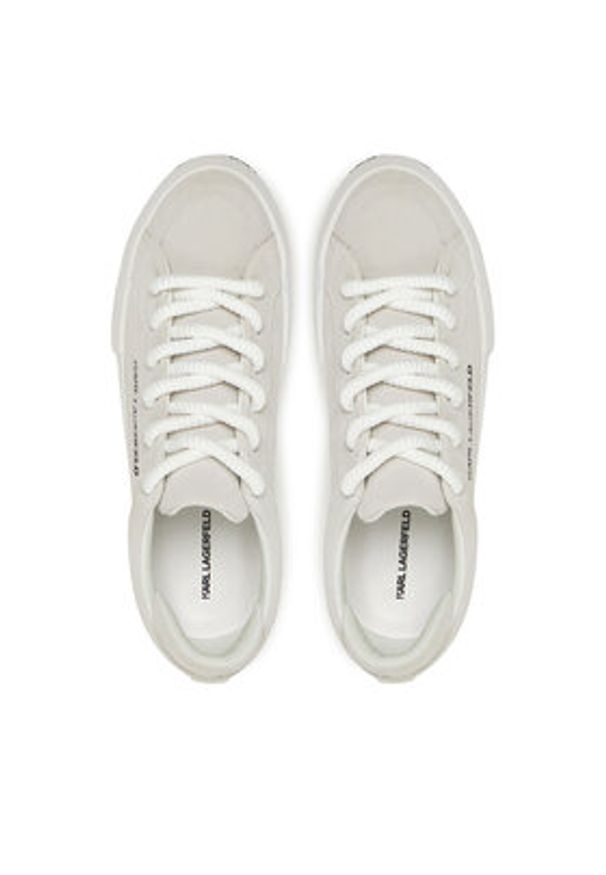 Karl Lagerfeld - KARL LAGERFELD Sneakersy KL50722 Szary. Kolor: szary. Materiał: skóra, zamsz