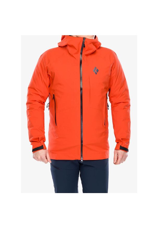 Kurtka z membraną męska Black Diamond Highline Stretch Shell. Kolor: czerwony