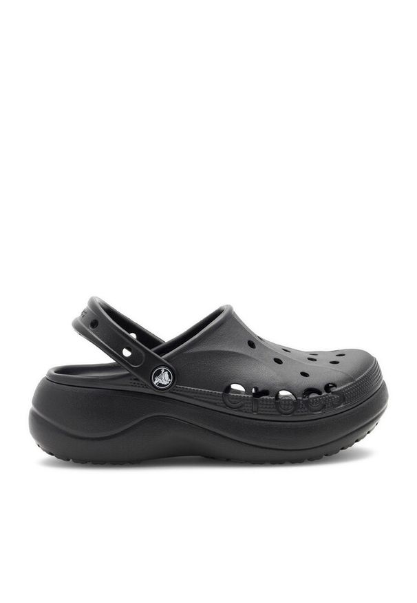 Klapki Crocs. Kolor: czarny. Obcas: na platformie