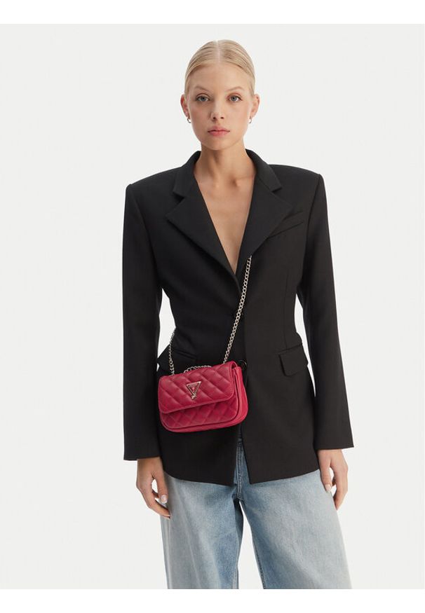 Guess Torebka J5YZ17 WGT10 Czerwony. Kolor: czerwony. Materiał: skórzane