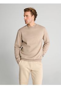 Sinsay - Bluza basic - beżowy. Kolor: beżowy