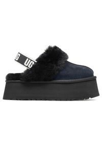 Ugg Kapcie W Funkette 1113474 Czarny. Kolor: czarny. Materiał: zamsz, skóra #8