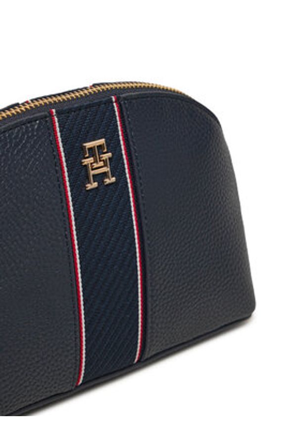 TOMMY HILFIGER - Tommy Hilfiger Kosmetyczka AW0AW16926 Niebieski. Kolor: niebieski. Materiał: skóra