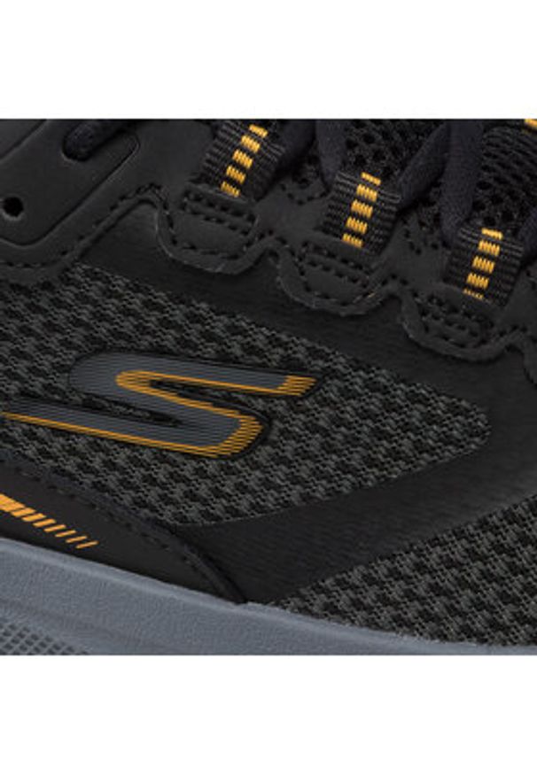 skechers - Skechers Buty do biegania Marble Rock 220112/BKYL Czarny. Kolor: czarny. Materiał: materiał