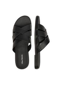 Clara Barson Klapki WS2520-03 Czarny. Kolor: czarny. Materiał: materiał #2