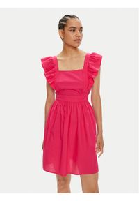 JDY Sukienka letnia Reese 15291732 Różowy Regular Fit. Kolor: różowy. Materiał: bawełna. Sezon: lato