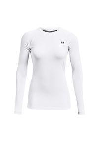 Longsleeve damski Under Armour Authentics CG Crew. Kolor: biały. Długość rękawa: długi rękaw #1