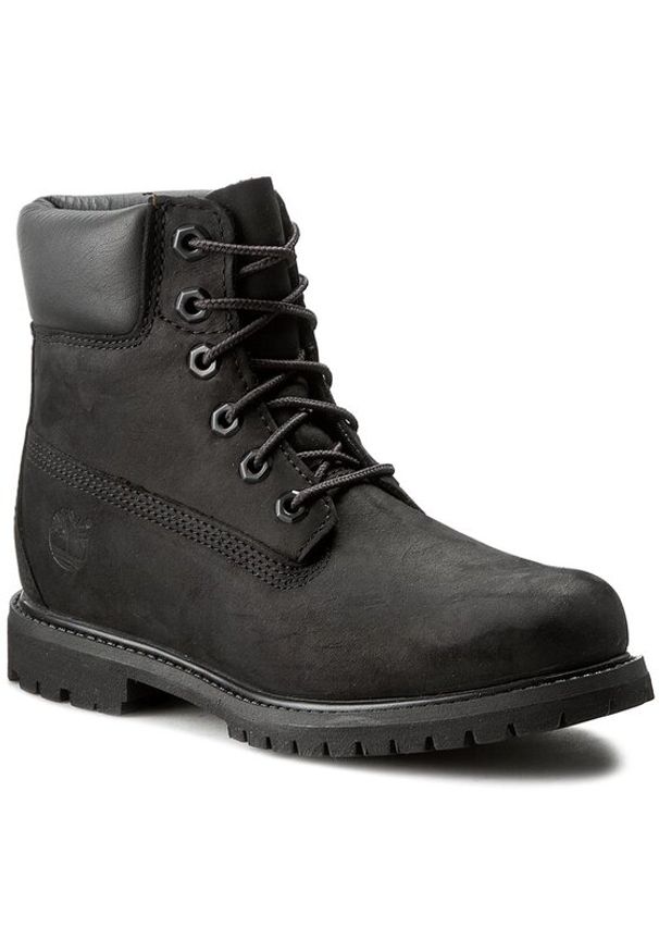 Trapery Timberland. Kolor: czarny. Materiał: skóra