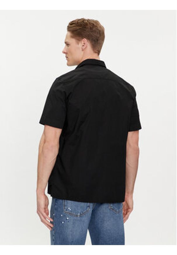 Hugo Koszula Ebor 50475668 Czarny Relaxed Fit. Kolor: czarny. Materiał: bawełna