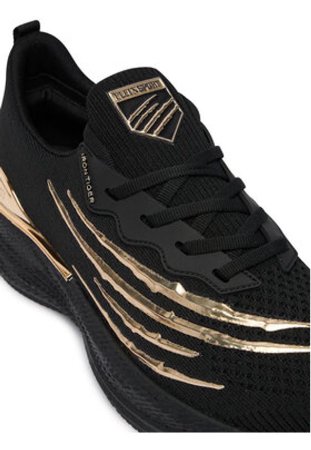 Plein Sport Sneakersy AAES USC0844 STE003N Czarny. Kolor: czarny. Materiał: materiał