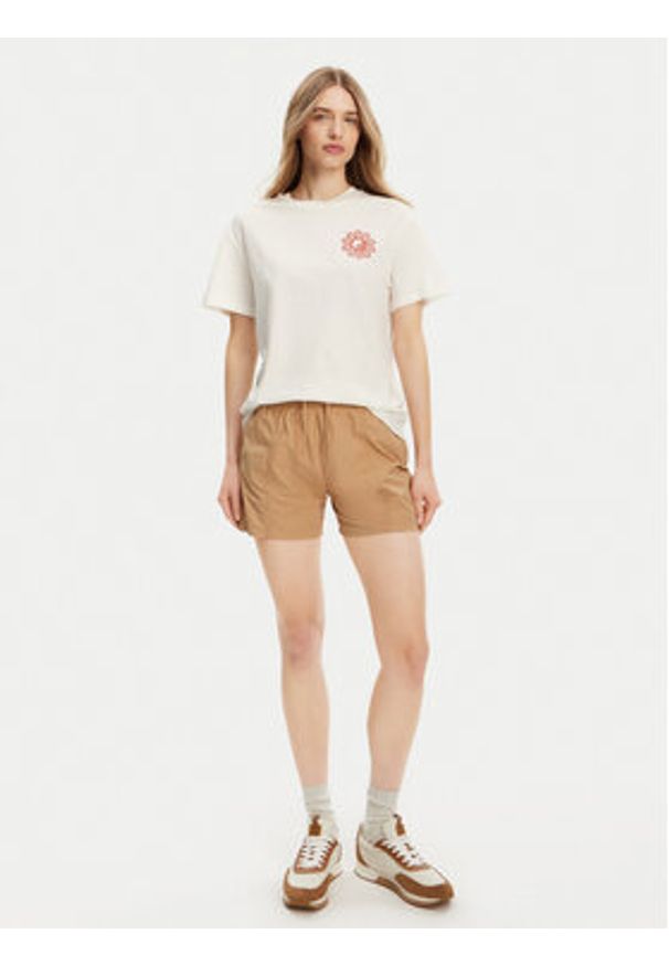 Billabong T-Shirt EBJZT00432-SCS Biały Regular Fit. Kolor: biały. Materiał: bawełna