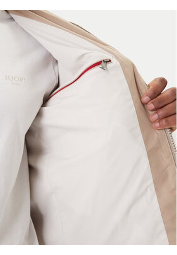 JOOP! Jeans Kurtka przejściowa 324Janos 10100192 30101399 Beżowy Regular Fit. Kolor: beżowy. Materiał: syntetyk, bawełna