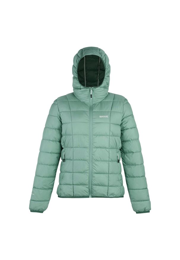 Regatta - Kurtka damska przejściowa ocieplana Asper. Kolor: zielony. Materiał: syntetyk, puch. Sport: turystyka piesza