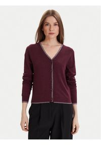 Vero Moda Kardigan Happy 10336313 Fioletowy Regular Fit. Kolor: fioletowy. Materiał: syntetyk #1
