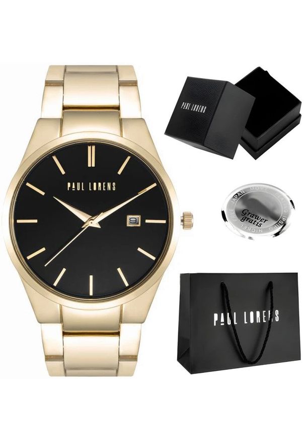 Zegarek męski Paul Lorens TATLOW-PROF Z GRAWEREM