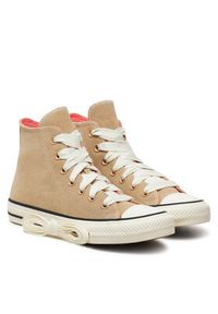 Converse Trampki Chuck Taylor All Star Suede Hi A10416C Brązowy. Kolor: brązowy. Materiał: zamsz, skóra #3