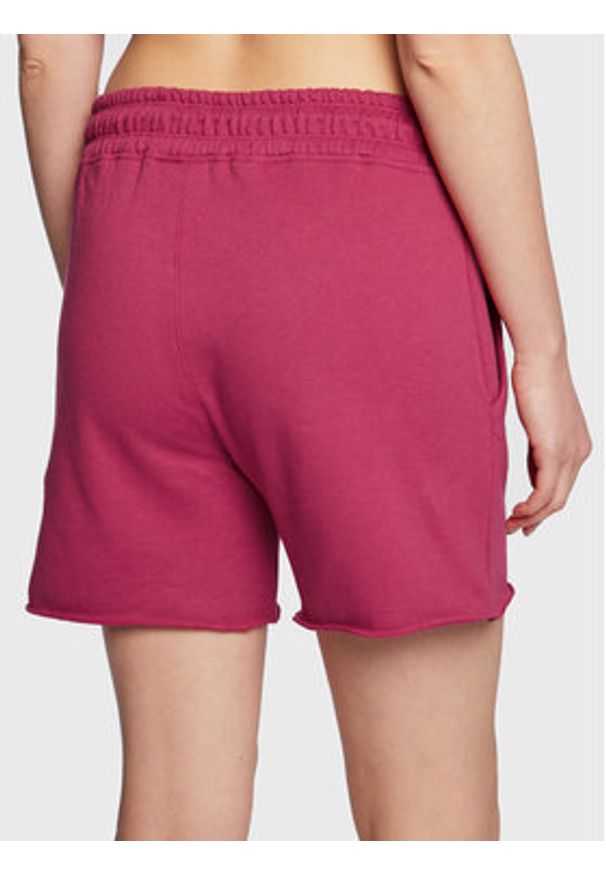DKNY Sport Szorty sportowe DP2S5012 Różowy Regular Fit. Kolor: różowy. Materiał: bawełna