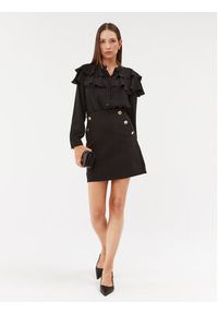 Marella Bluzka Zaino 2331161838200 Czarny Regular Fit. Kolor: czarny. Materiał: wiskoza, jedwab #5