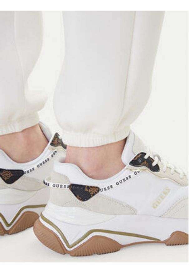 Guess Spodnie dresowe Cecilia V4BB13 K7UW2 Niebieski Regular Fit. Kolor: niebieski. Materiał: wiskoza