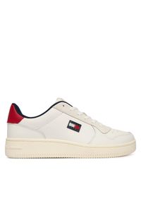 Tommy Jeans Sneakersy Tjm Retro Basket EM0EM01681 Biały. Kolor: biały. Materiał: skóra #1