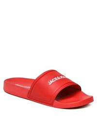 Jack & Jones - Jack&Jones Klapki 12212511 Czerwony. Kolor: czerwony