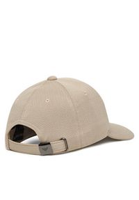 Emporio Armani Czapka z daszkiem EX000032 AF20428 F6107 Beżowy. Kolor: beżowy. Materiał: poliester #2