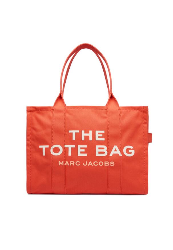 MARC JACOBS - Marc Jacobs Torebka The Canvas Large Tote Bag M0016156 Pomarańczowy. Kolor: pomarańczowy