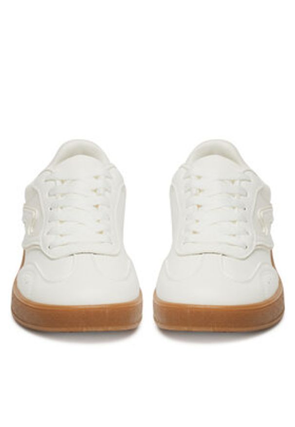 DeeZee Sneakersy AM25219 Biały. Kolor: biały. Materiał: skóra