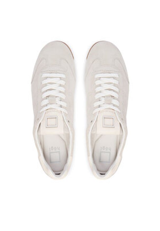 HÖGL Sneakersy 1-101122 Écru. Kolor: kremowy. Materiał: skóra, zamsz