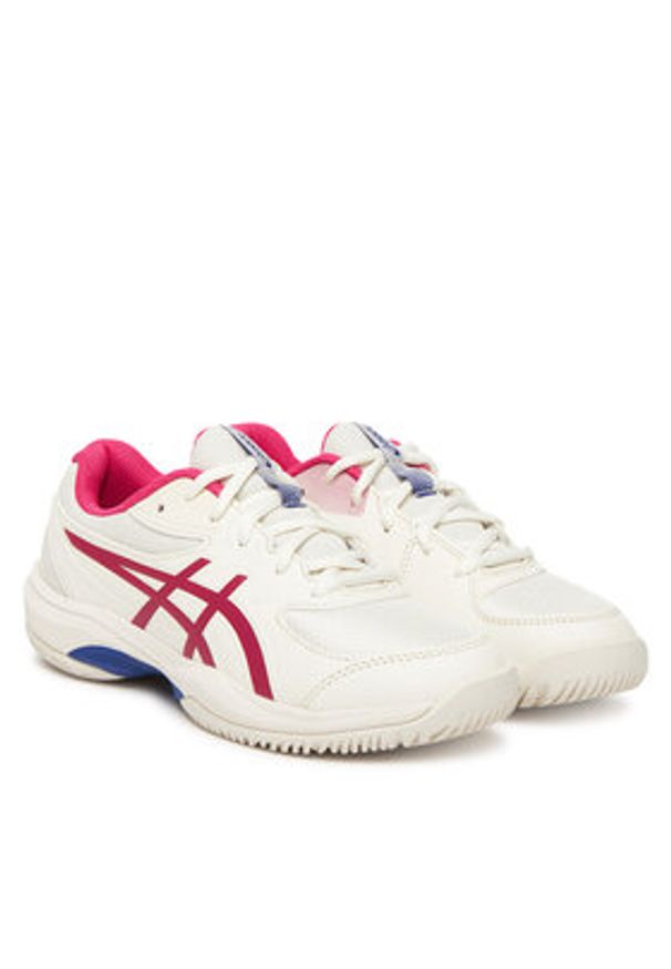 Asics Buty do tenisa Gel-Game Gs 1044A083 Szary. Kolor: szary. Materiał: skóra. Sport: tenis