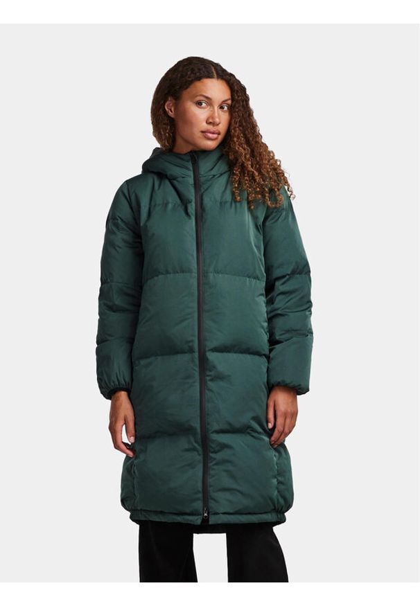YAS Płaszcz zimowy 26031874 Zielony Regular Fit. Kolor: zielony. Materiał: syntetyk. Sezon: zima