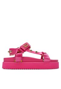 Versace Jeans Couture Sandały 78VA3SM2 Różowy. Kolor: różowy. Materiał: materiał
